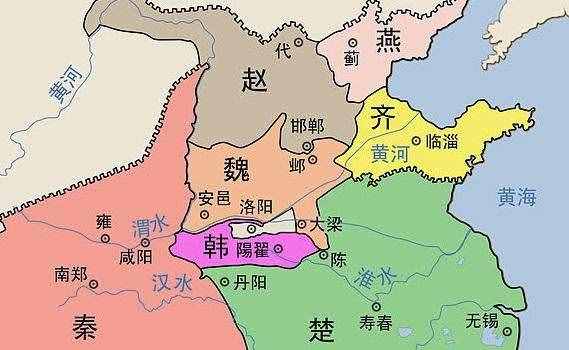 战国七雄全地图详解，看看您在战国时期的国籍