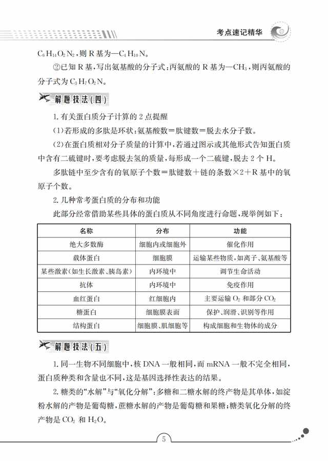 高中生物考点手册，核心考点+规律总结+解题策略，一轮复习秘籍