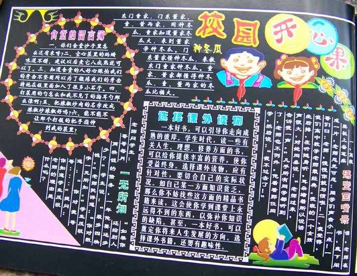 精美黑板报版面设计图精选