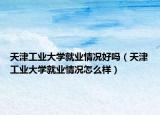 天津工业大学就业情况好吗（天津工业大学就业情况怎么样）