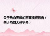 关于热血无赖的画面视频抖音（关于热血无赖字幕）