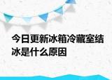 今日更新冰箱冷藏室结冰是什么原因