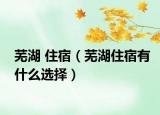 芜湖 住宿（芜湖住宿有什么选择）