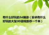 有什么好玩的3d端游（安卓有什么好玩的大型3D游戏推荐一个来）