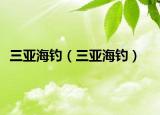 三亚海钓（三亚海钓）