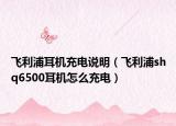 飞利浦耳机充电说明（飞利浦shq6500耳机怎么充电）