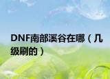 DNF南部溪谷在哪（几级刷的）