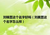 刘锦萱这个名字好吗（刘美萱这个名字怎么样）