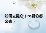 如何去昆仑（ro昆仑怎么去）
