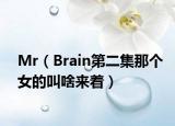 Mr（Brain第二集那个女的叫啥来着）