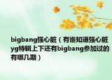 bigbang强心脏（有谁知道强心脏yg特辑上下还有bigbang参加过的有哪几期）