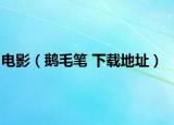 电影（鹅毛笔 下载地址）
