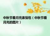 中秋节看月亮表情包（中秋节看月亮的图片）