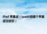 iPad 苹果皮（ipad4用哪个苹果皮比较好）