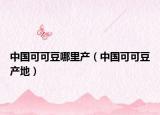 中国可可豆哪里产（中国可可豆产地）