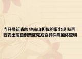 当日最新消息 钟南山担忧的事出现 陕西西安出现首例奥密克戎变异株病原体查明