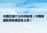 中国在造什么样的航母（中国建造航母有哪些意义呢）