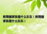 新舞器家族是什么东东（新舞器家族是什么东东）