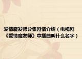 爱情魔发师分集剧情介绍（电视剧《爱情魔发师》中插曲叫什么名字）
