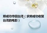 郑成功夺回台湾（求郑成功收复台湾的电影）
