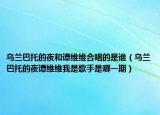 乌兰巴托的夜和谭维维合唱的是谁（乌兰巴托的夜谭维维我是歌手是哪一期）