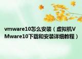 vmware10怎么安装（虚拟机VMware10下载和安装详细教程）