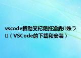 vscode鐨勪笅杞藉拰瀹夎姝ラ（VSCode的下载和安装）