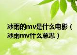 冰雨的mv是什么电影（冰雨mv什么意思）