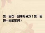爱一回伤一回原唱吕方（爱一回伤一回的歌词）