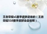 王者荣耀s1赛季皮肤是谁的（王者荣耀S10赛季皮肤会是谁呢）