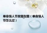 单身情人节发朋友圈（单身情人节怎么过）