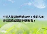小妇人英语读后感50字（小妇人英语读后感加翻译50词左右）