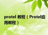 protel 教程（Protel应用教程）