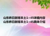 山东昨日新增本土1+45详细内容 山东昨日新增本土1+45具体介绍