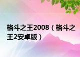 格斗之王2008（格斗之王2安卓版）