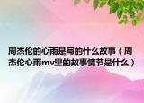 周杰伦的心雨是写的什么故事（周杰伦心雨mv里的故事情节是什么）