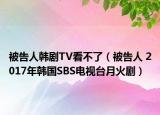 被告人韩剧TV看不了（被告人 2017年韩国SBS电视台月火剧）