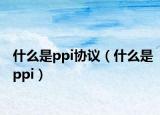 什么是ppi协议（什么是ppi）