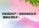 印染清洁生产（洗染业培训丛书--服装去渍技术）