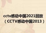 cctv感动中国2021回放（CCTV感动中国2013）