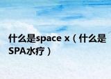 什么是space x（什么是SPA水疗）