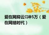 爱在网抑云☁冲5万（爱在网络时代）