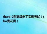 thwd-2型高级电工实训考试（thw淘花网）
