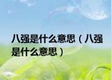 八强是什么意思（八强是什么意思）