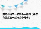 西瓜与桃子一起吃会中毒吗（桃子和西瓜能一起吃会中毒吗）