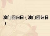 澳门回归日（澳门回归日）