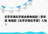 右手亲情右手爱全集电视剧（罗家宝 电视剧《左手亲情右手爱》人物）