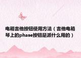 电箱吉他按钮使用方法（吉他电箱琴上的phase按钮是派什么用的）