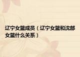 辽宁女篮成员（辽宁女篮和沈部女篮什么关系）