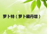罗卜特（罗卜藏丹增）